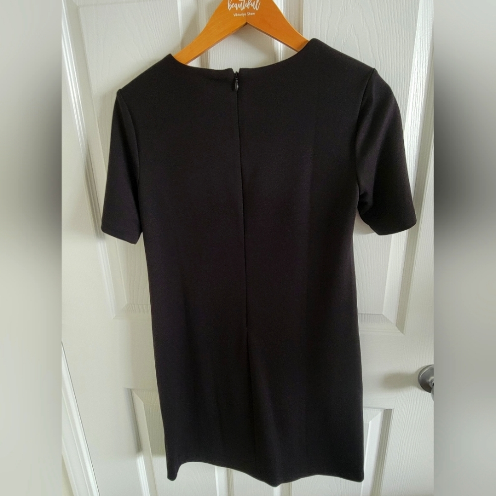 Double knit ponte shift dress relaxed fit XS - Picture 3 of 5